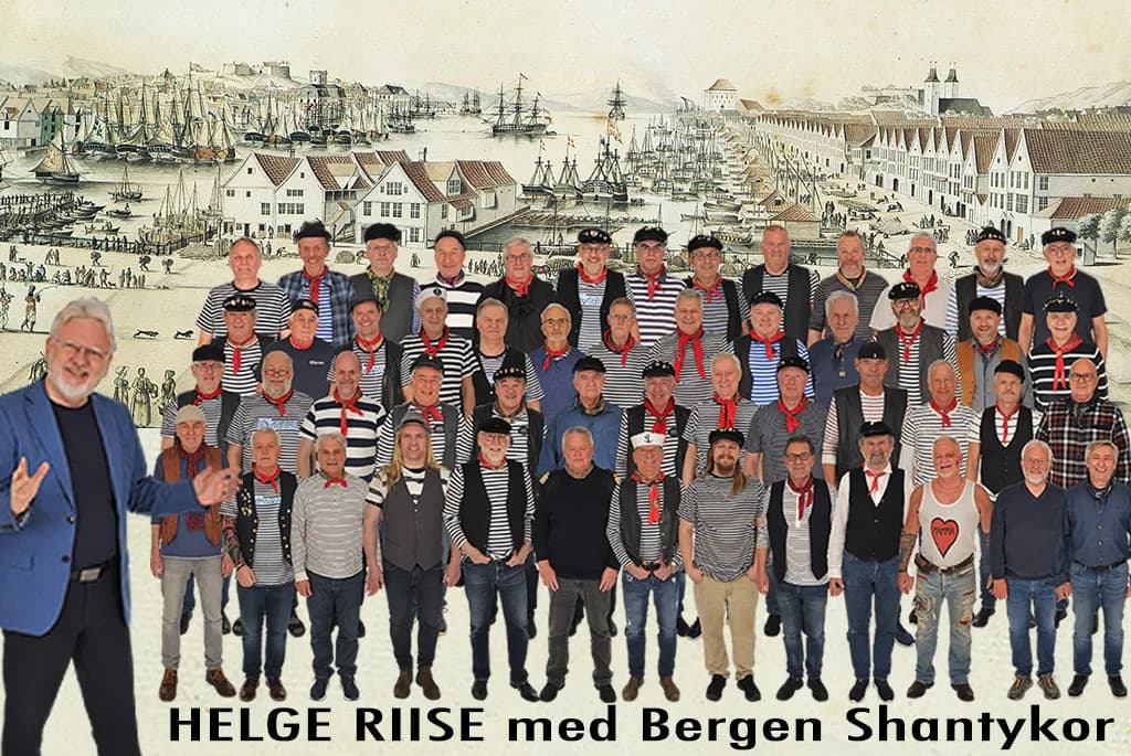 Bergen Shantykor ved Helge Riise — bilde 1